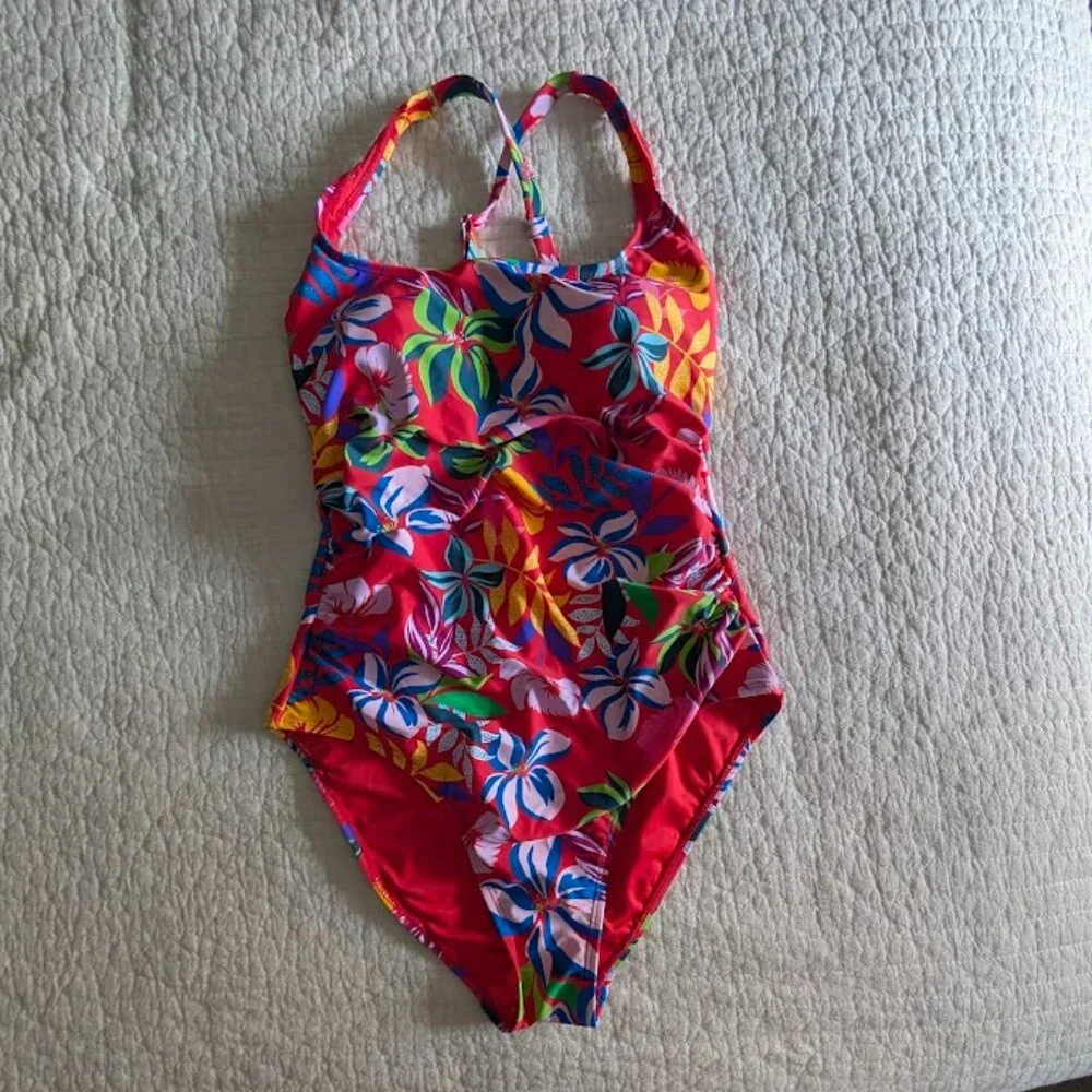 Caribbean Joe One Piece swimsuit - 12 - Picture 1 of 4